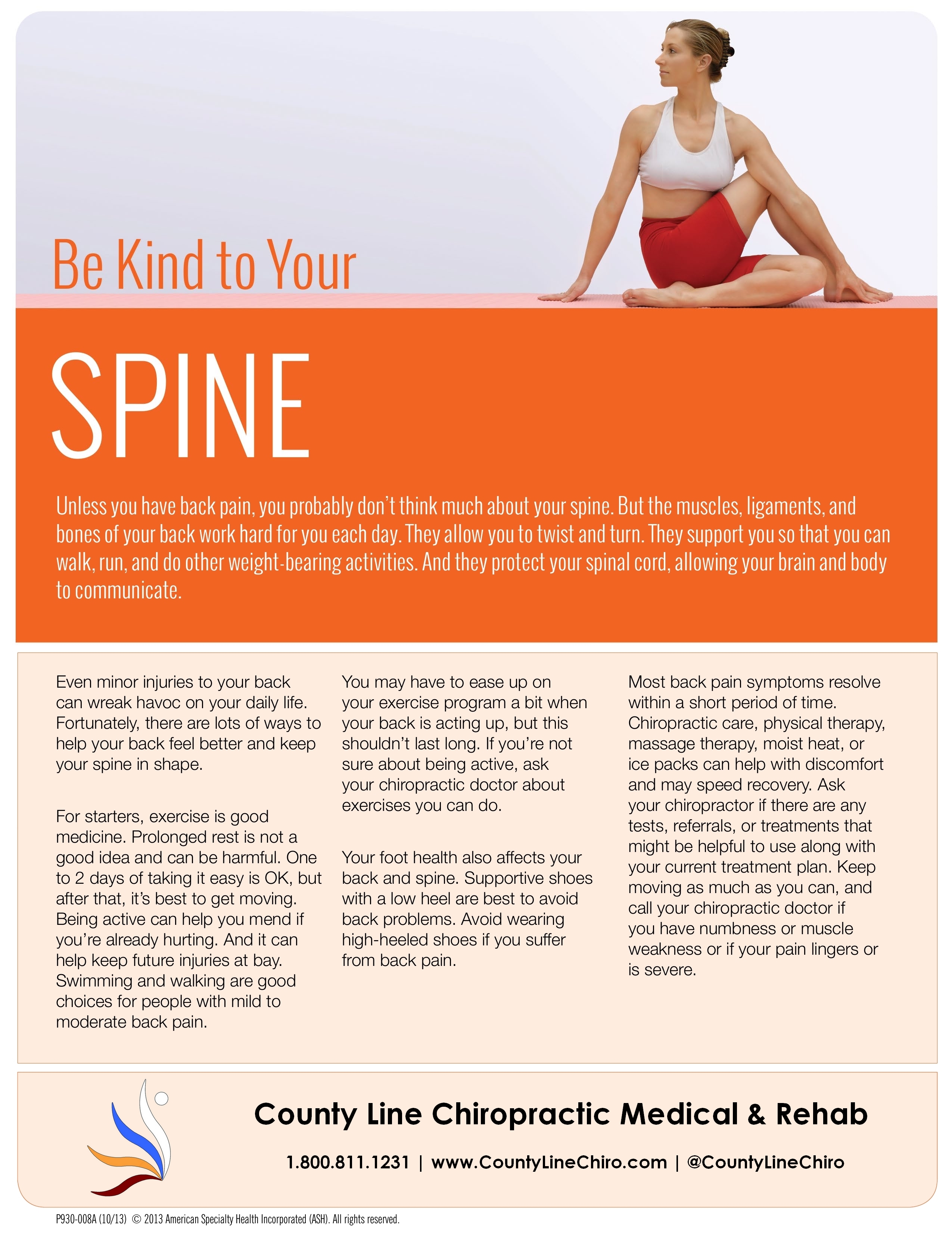Be Kind to Your Spine