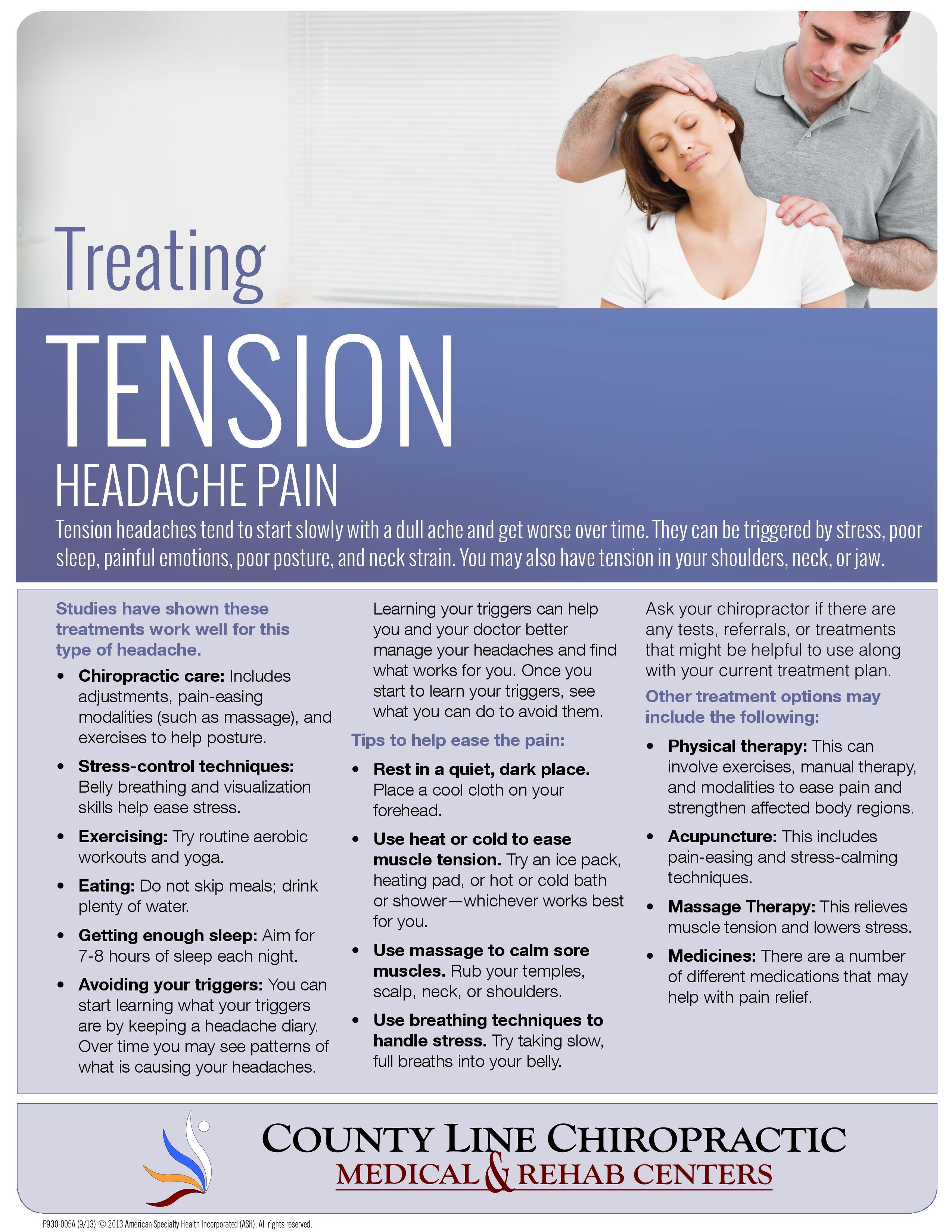 Treating Tension Headache Pain