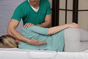 Chiropractic adjustment after a read-end collision 